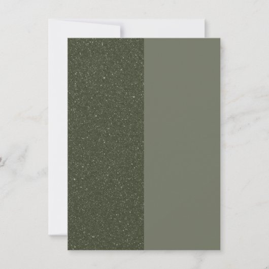 Moss Split Flat Card - sparkle + Matt Design Karte (Vorderseite)