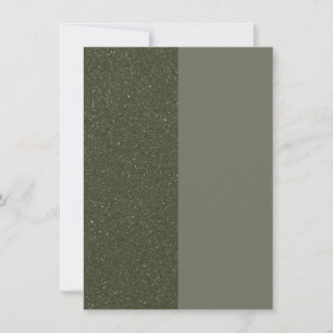 Moss Split Flat Card - sparkle + Matt Design Karte