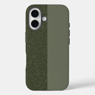 Moss Split iPhone 16 Fall - Matte & Speckled Hülle