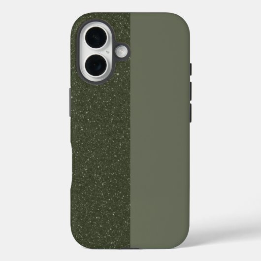 Moss Split iPhone 16 Fall - Matte & Speckled Case-Mate iPhone Hülle (Rückseite)