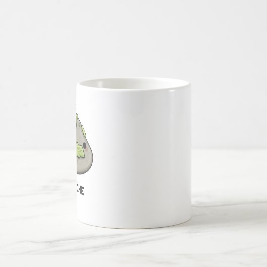 Moss tache Funny Mustache Pun Kaffeetasse (Mittel)
