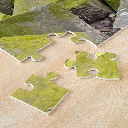 Moss überdeckte Temple Ta Prohm Kambodscha Puzzle (Seite)