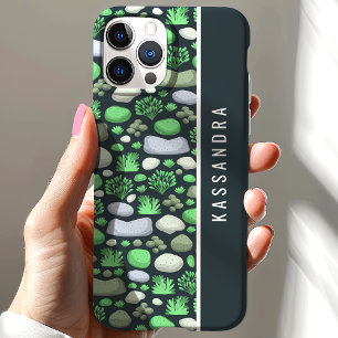 Moss und Steine benutzerdefinierter persönlicher N Case-Mate iPhone Hülle