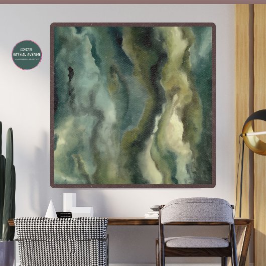 Moss Wall Art Poster | Kunst der künstlerischen Kü
