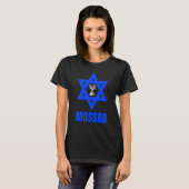 Mossad Israel Israelischer Geheimdienst Tel Aviv M T-Shirt (Vorne ganz)