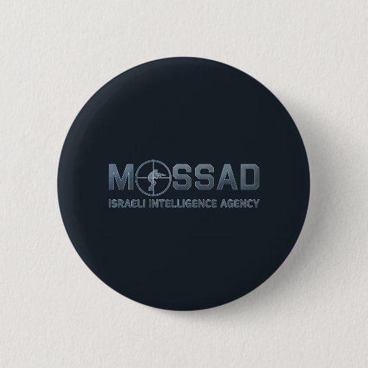 Mossad - israelischer Nachrichtendienst - Bereich Button (Vorderseite)