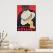 Mossant Hüte Vintage Modeposter Poster (Küche)