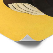 Mossant Hüte Vintage Modeposter Poster (Ecke)