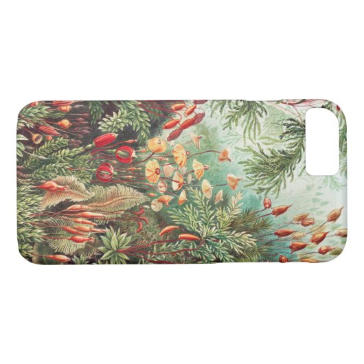 Mosses, Muscinae Laubmoose von Ernst Haeckel Case-Mate iPhone Hülle (Rückseite (Horizontal))