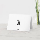 Mosses und Lichens mit winzigen Pilzen Karte (Rückseite)