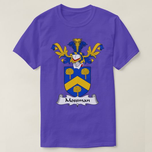 Mossman Coat of Arms Familienwappen T-Shirt (Design vorne)