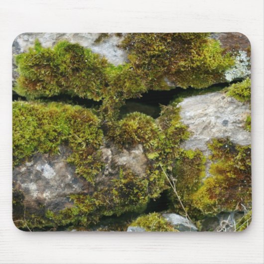 Mosssteinmauer Mousepad (Vorne)