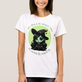 Mossy Aura und magische Mood Green Witbe Vibe T-Shirt