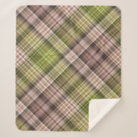Mossy Bark Brown und Green Kariert