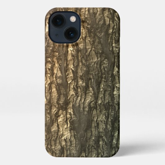 Mossy Bark Camouflage iPhone Case Hülle (Rückseite)