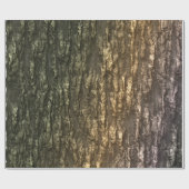 Mossy Bark Camouflage Wrapping Paper Geschenkpapier (Flach)