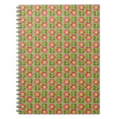 MOSSY BLOOM - Botanisches Muster-Notebook Notizblock (Vorderseite)