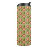 Mossy Bloom Floral Thermal Tumbler Thermosbecher (Nach links gedreht)