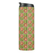 Mossy Bloom Floral Thermal Tumbler Thermosbecher (Nach rechts gedreht)