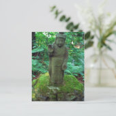 Mossy Buddha Postkarte (Stehend Vorderseite)