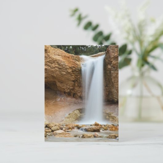 Mossy Cave Waterfall Postkarte (Stehend Vorderseite)