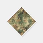 Mossy Fall Forest Floor gestresste Tinte Decoupage Serviette (Ecke)