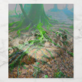 Mossy Frog Weinetikett (Einzelnes Label)