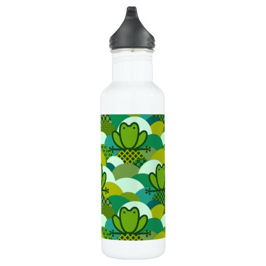 Mossy Frosch Edelstahlflasche (Rechts)