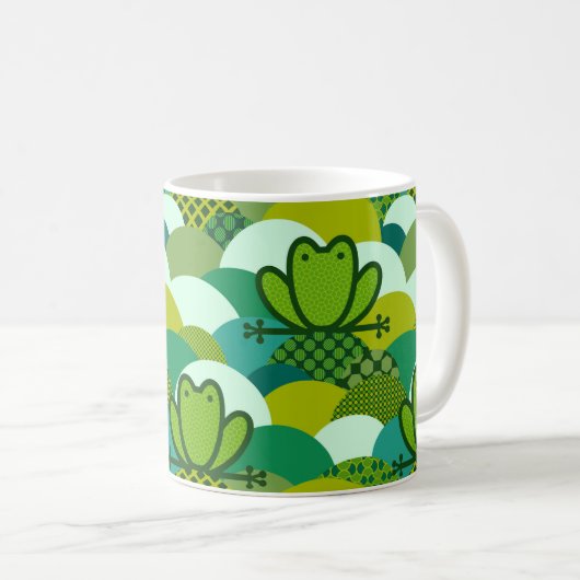 Mossy Frosch Kaffeetasse (VorderseiteRechts)