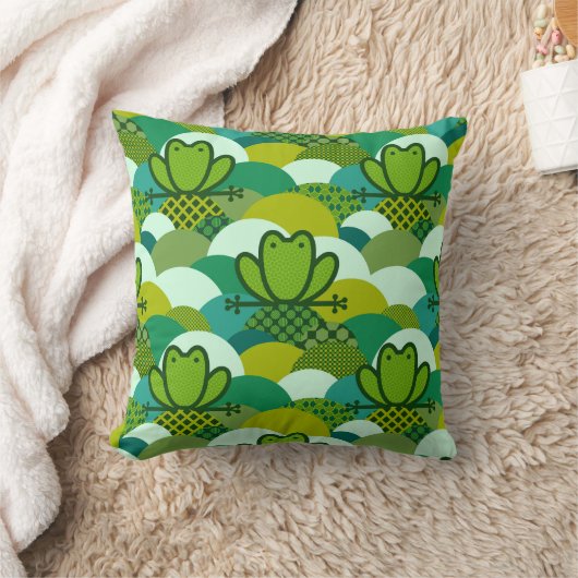 Mossy Frosch Kissen (Decke)