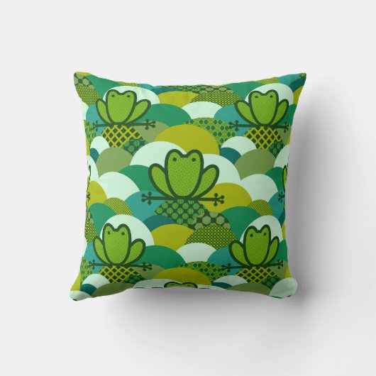 Mossy Frosch Kissen (Rückseite)