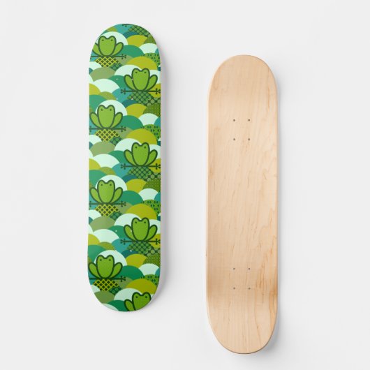 Mossy Frosch Skateboard (Vorderseite)