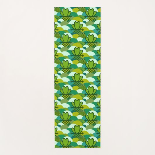 Mossy Frosch Yogamatte (Vorderseite)