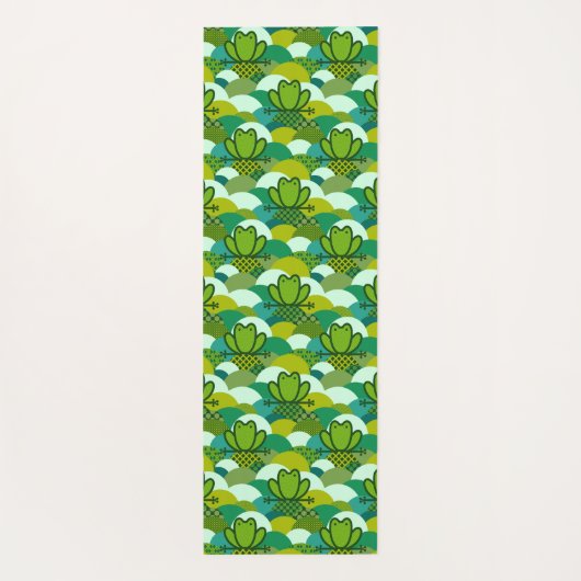 Mossy Frosch Yogamatte (Rückseite)