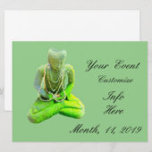 Mossy Green Buddha meditiert Thunder_Cove (Vorne/Hinten)