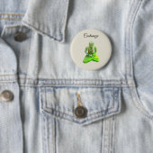 Mossy Green Buddha meditiert Thunder_Cove Button (Beispiel)