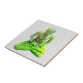 Mossy Green Buddha meditiert Thunder_Cove Fliese (Seite)
