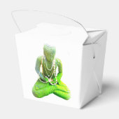 Mossy Green Buddha meditiert Thunder_Cove Geschenkschachtel (Rückseite)