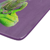 Mossy Green Buddha meditiert Thunder_Cove Schneidebrett (Ecke)