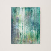 Mossy-Hand bemalt Abstrakt Wabi Sabi Kunst Puzzle (Vertikal)