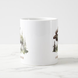 Mossy Moose Wildlife Portrait, kundenspezifisch Jumbo-Tasse
