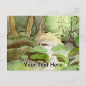 Mossy Mountain Stream Postkarte (Vorderseite)