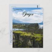 Mossy Rock Hill in Oregon Postkarte (Vorne/Hinten)