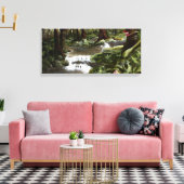 Mossy Rocks Print Leinwanddruck (Insitu (Wohnzimmer))