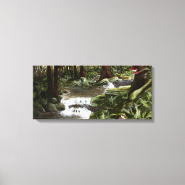 Mossy Rocks Print Leinwanddruck