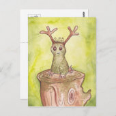 Mossy the Forest Spirit Postkarte (Vorne/Hinten)