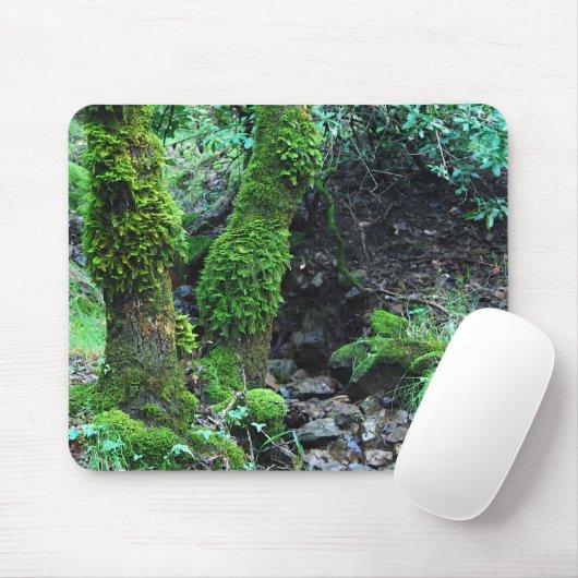 Mossy Trees Mousepad (Mit Mouse)