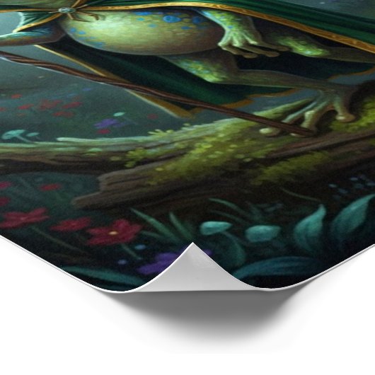 MossyForestFrog Poster (Ecke)