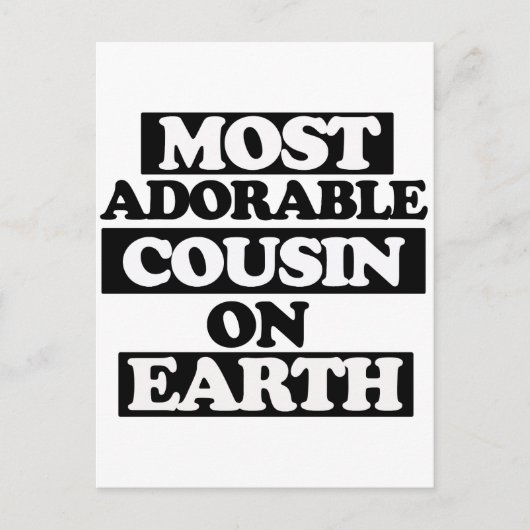 Most Adorable Postkarte (Vorderseite)