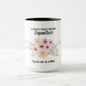 Most Badass Stepmutter - Eine Art Blume Tasse (Zentrum)